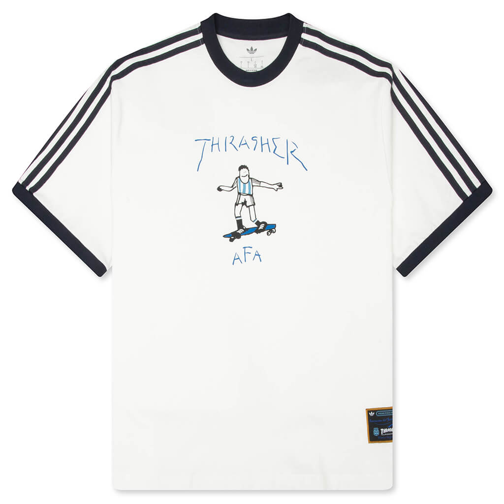 Adidas x Thrasher x AFA Argentina Tee 1 - Core White